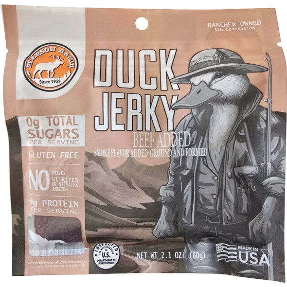 Pearson Ranch Jerky 2.1 Oz. Duck Hickory Smoked Jerky DJ2-C Pack of 12