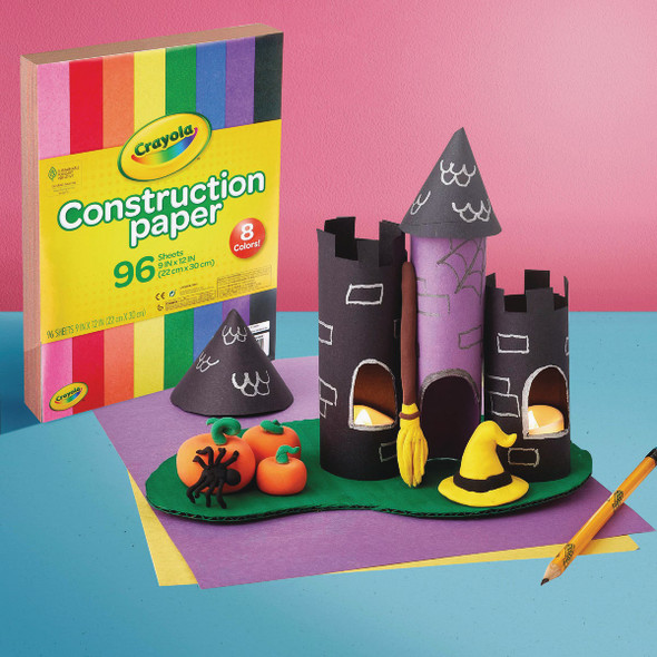 Crayola 9 In. x 12 In. Construction Paper (96 Sheets) Crayola 9 In. x 12 In. Construction Paper (96 Sheets)