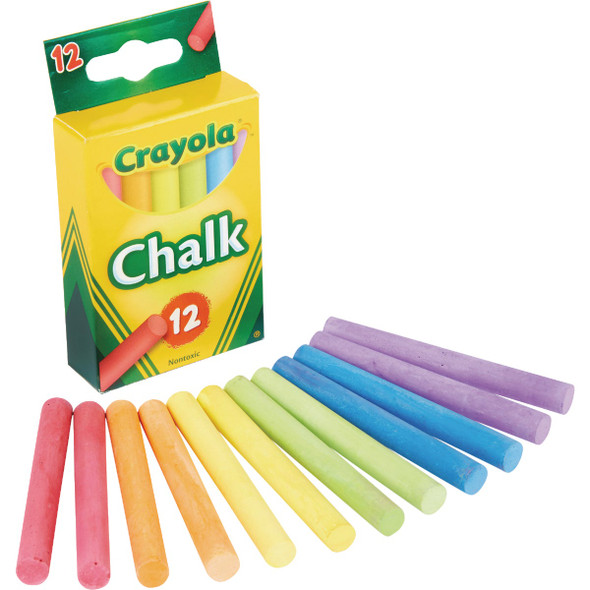 Crayola Multi-Colored Chalk (12-Count)
