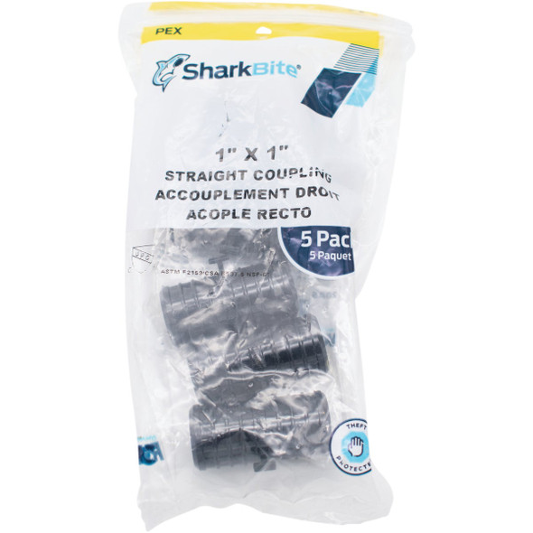 SharkBite PEX-B 1 In. Poly Alloy Barb Coupling (5-Pack) UP020A5 467667