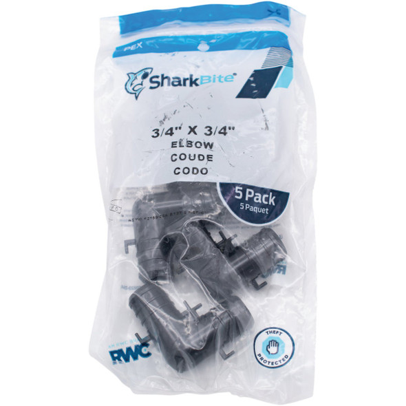 SharkBite PEX-B 3/4 In. Poly Alloy Barb Elbow (5-Pack)
