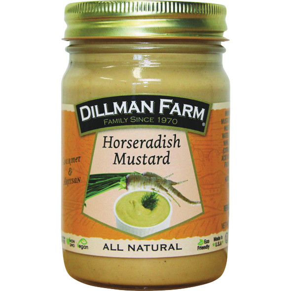 Dillman Farm Horseradish Mustard 653 Pack of 6