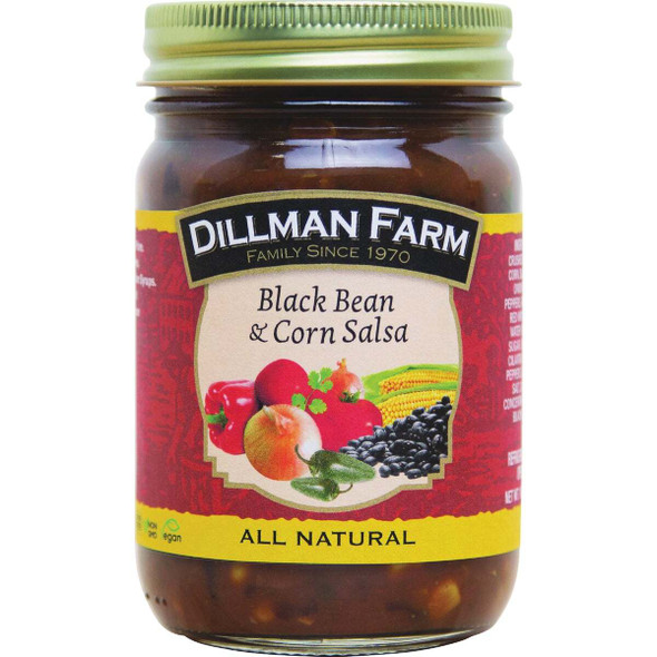 Dillman Farm Black Bean & Corn Salsa 702 Pack of 6