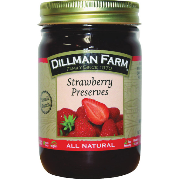Dillman Farm Strawberry Preserves 210 Pack of 6