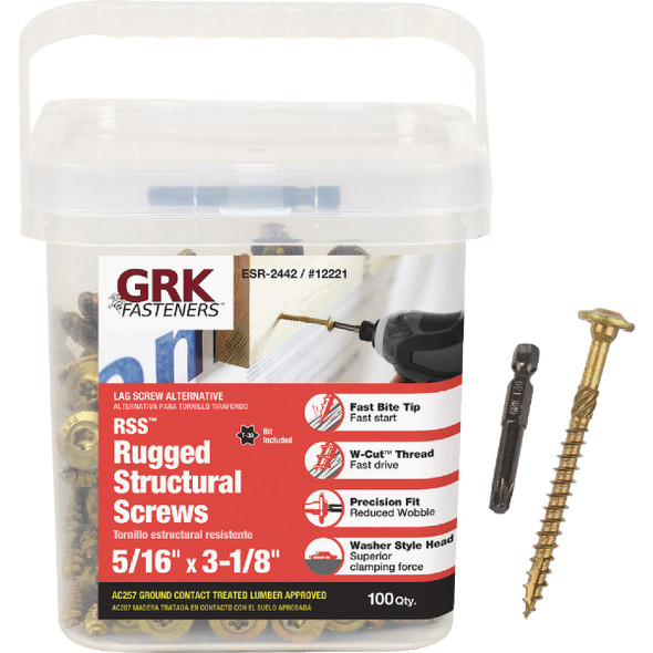 RSS 400ct 5/16x3-1/8 St Scrw 12221