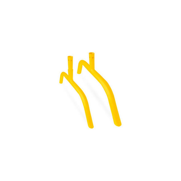 Global Industrial Bridge Barrier Feet for Crowd Control Barrier Yellow Powder Co