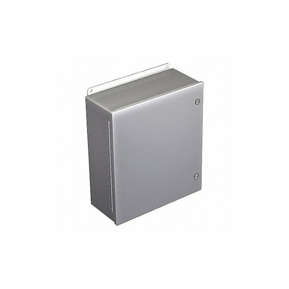1/4 Turn Latch Electrical Enclosures, 8 in H, 3-1/2 in D, 6 in W, 12, 4, Steel