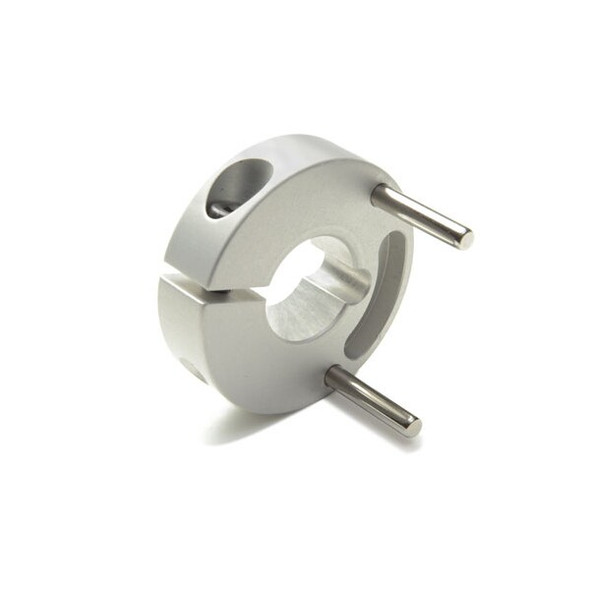 CntrlFlx Cplng Hub, Double, Bore 6mm, OD37.0mm, Aluminum,MCPRD37-6-A