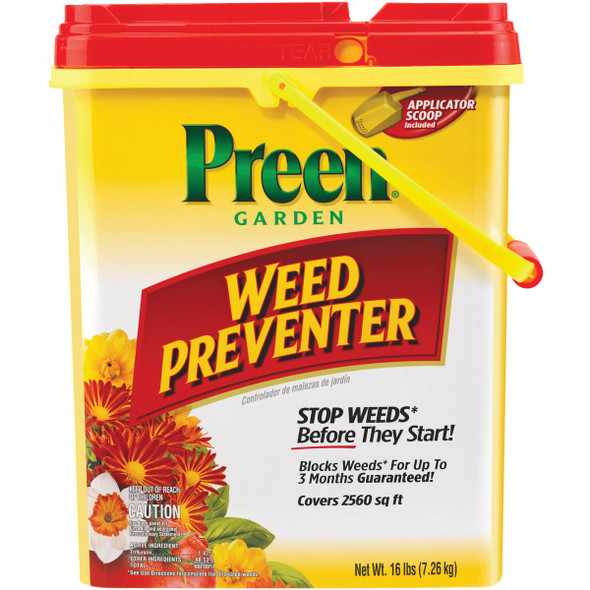 Preen 16 Lb. Ready To Use Granules Garden Weed Preventer 2463800