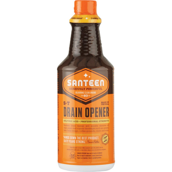 Santeen 32 Oz. S-T Liquid Drain Opener 0200 Pack of 6