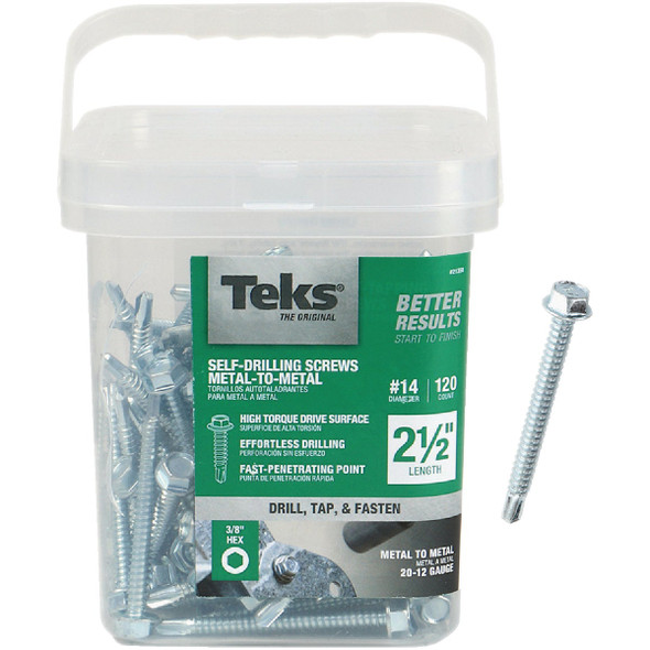 Teks 120ct 14x2.5" Mtm Screw 21358