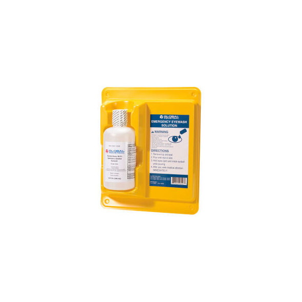 Global Industrial Single Bottle Eyewash Station 32 Oz.