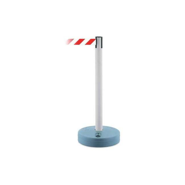 Barrier Post with Belt, 7 1/2 ft Length, 38 in Post Height, No Legend