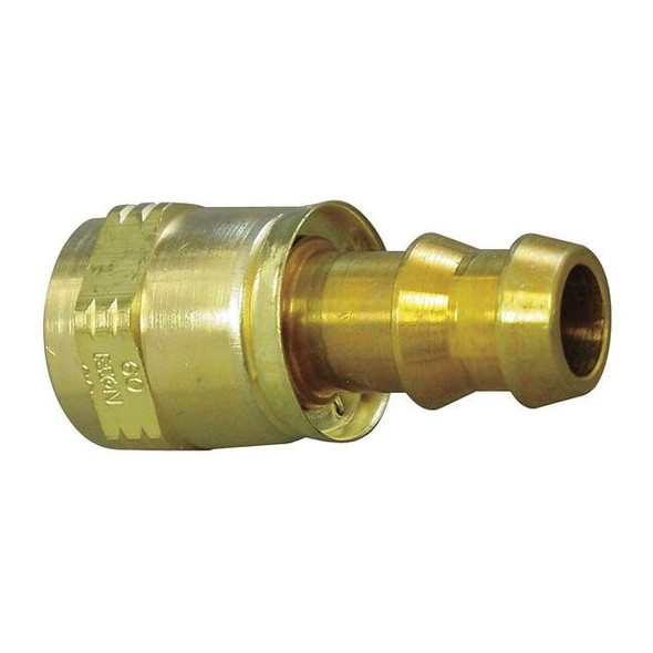 Eaton Aeroquip Hydraulic Hose Fitting,Brass,3/4"-16,JIC 4797-8B