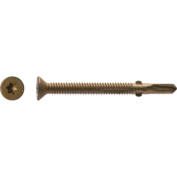 Big Timber #14 x 2-3-4 In. Flat Head Self-Drilling Wood to Metal Screw (5 Lb.) 5FHD14234 259719