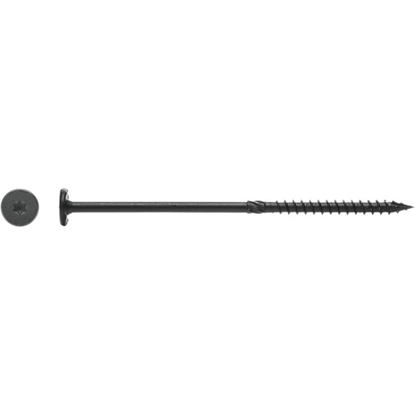 Big Timber #15 x 3 In. Wafer Head Black Wood Screw (25 Ct.) Big Timber #15 x 3 In. Wafer Head Black Wood Screw (25 Ct.)