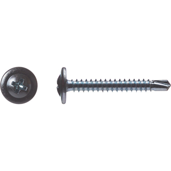 Big Timber #8 x 1 In. Modified Truss Head Drill Point Metal Screw (1 Lb.)