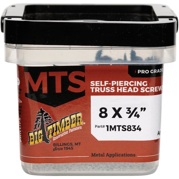 Big Timber #8 x 3/4 In. Modified Truss Head Sharp Point Wood Screw (1 Lb.)