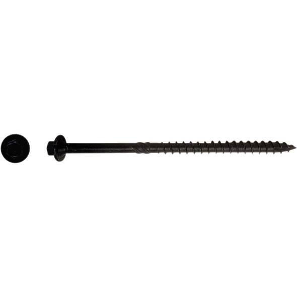 Big Timber #17 x 6 In. Hex Head Black Structure Screw (25 Ct.) Big Timber #17 x 6 In. Hex Head Black Structure Screw (25 Ct.)