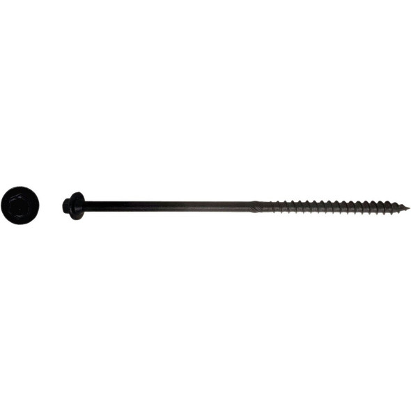 Big Timber #17 x 7 In. Hex Head Black Structure Screw (25-Count) BL177-25 255927