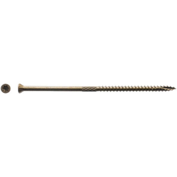 Big Timber #9 x 5 In. Bronze Star Drive Trim Head Wood Screw (1 Lb.) 1THB95 246008