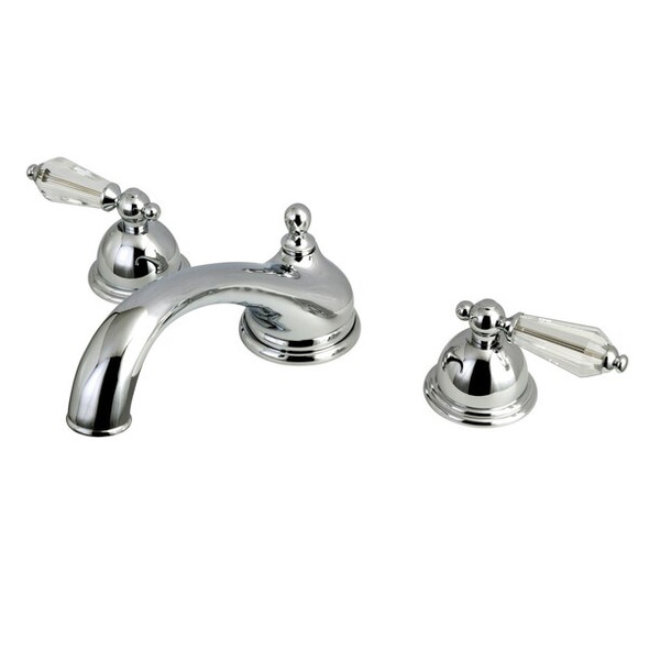 Kingston Brass KS3351WLL Roman Tub Filler,w/Crystal KS3351WLL