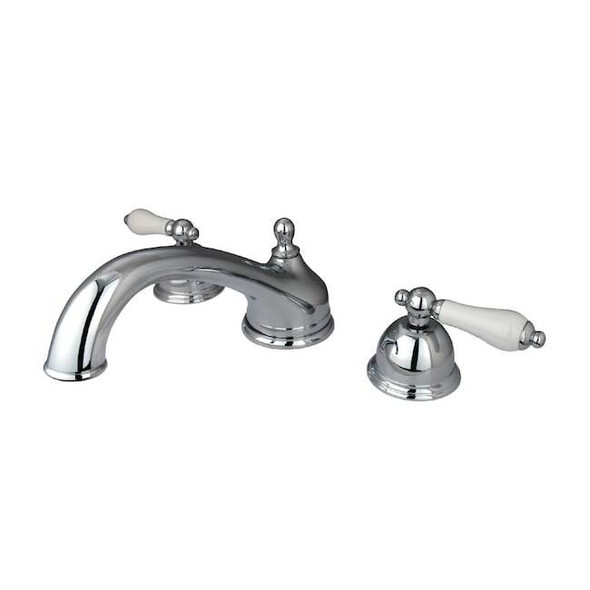 Kingston Brass KS3351PL Roman Tub Filler Porcelain Leve KS3351PL