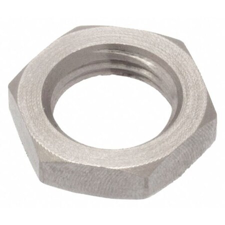 Hex Nut, 1/2"-20, 316 Stainless Steel, Not Graded, Plain, 5/16 in Ht