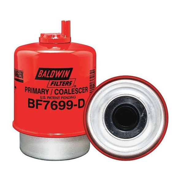 Baldwin Filters Fuel Filter,5-7/32 x 3-9/32 x 5-7/32 In BF7699-D