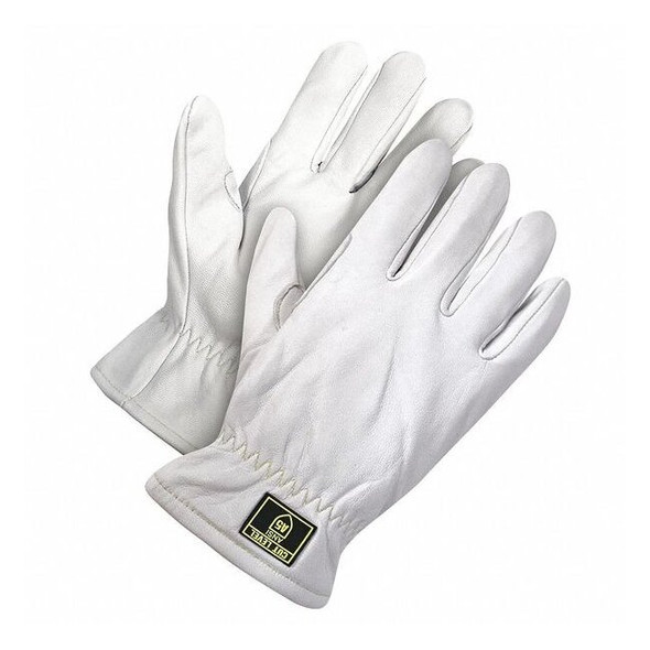 Bdg Cut-Resistant Leather Gloves, Cut Level A5 ,Uncoated ,3XL 1 PR 20-1-1871-X3L