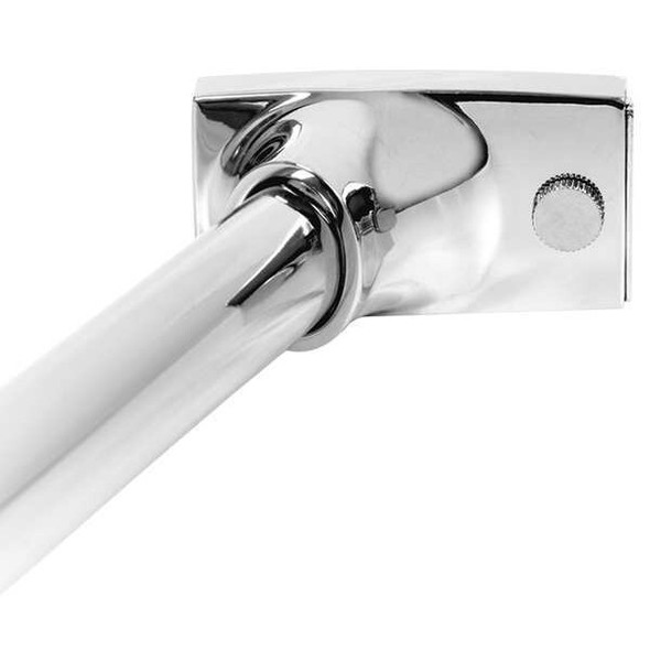 Wingits Curved Shower Rod,60 in L,Polished,PK6 WOCONPS5NC