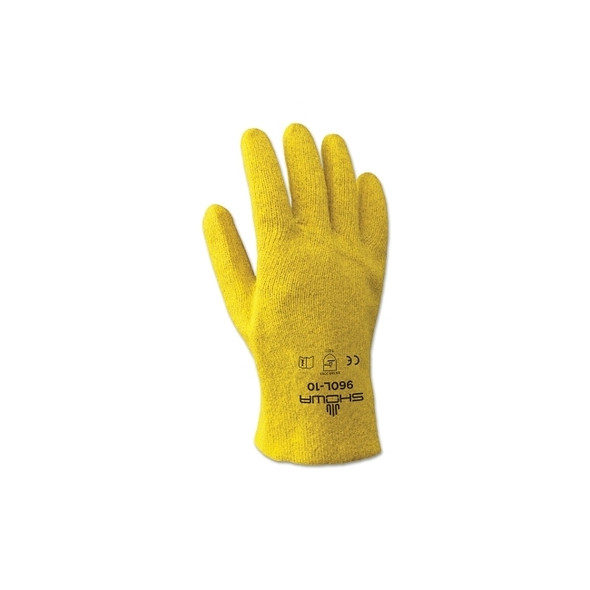 KPG® PVC Coated Gloves, Medium, Yellow