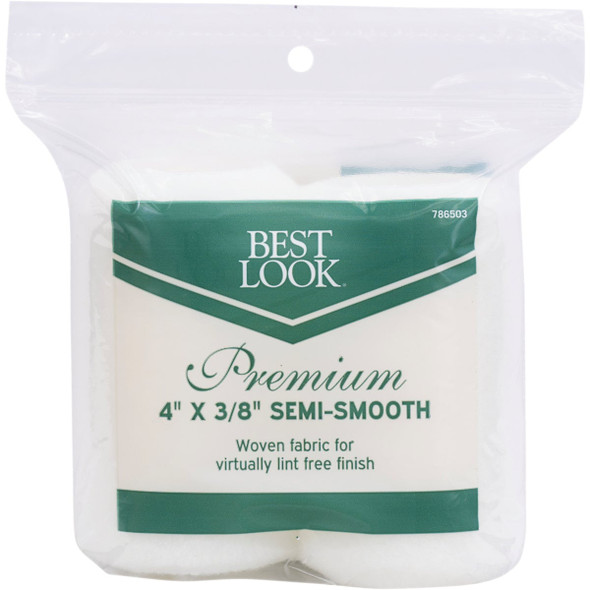 Best Look 4 In. x 3/8 In. Premium Woven Trim Roller (2-Pack) DIB RS 101382 0400