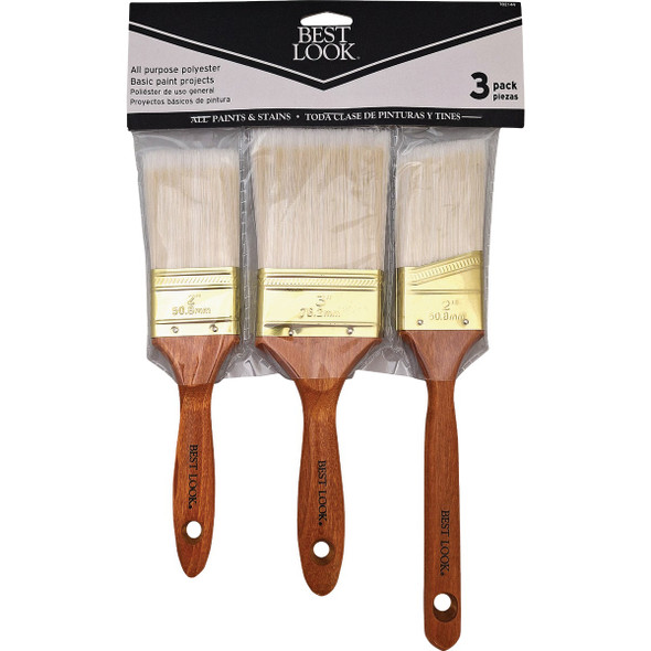 Best Look Paint Brush Set (3-Piece) DIB A 1403 S