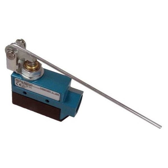 Limit Switch, Lever, Plunger, 1NC/1NO, 15A at 600V AC, Actuator Location: Top