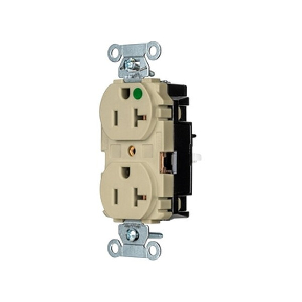 Hubbell Wiring Device-Kellems Receptacle,1 hp,125V AC,NEMA 5-20R 8300STI