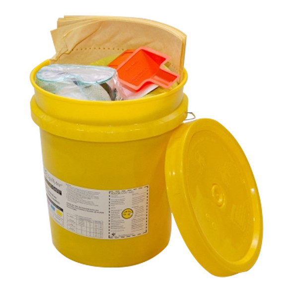 FyterTech Spilfyter™ Grab & Go® Base Neutralizing Powder Bucket Spill Kit