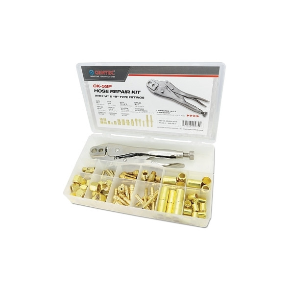 Hose Repair Kits, Includes Splicers, Crimping Tool, Couplers, Nuts, Nipples
