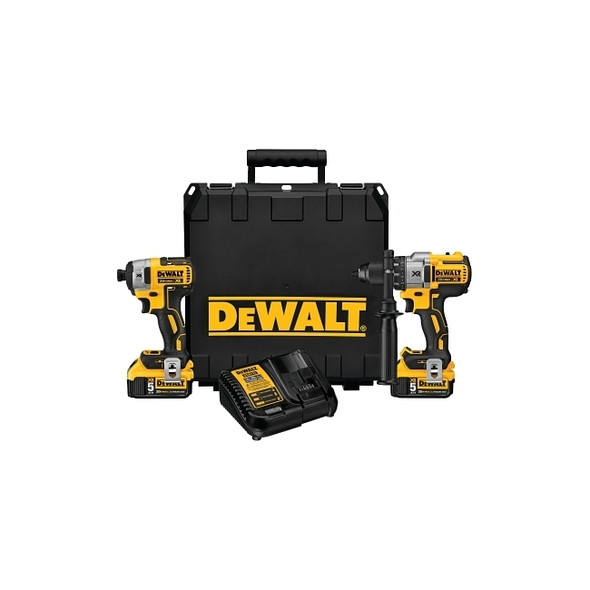 20V MAX* XR® Cordless Brushless Hammerdrill & Impact Driver 5.0 Ah Combo Kit