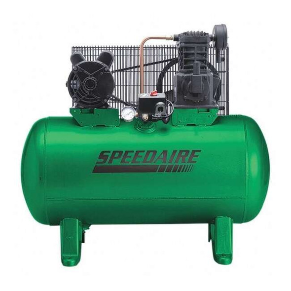 Speedaire Electric Air Compressor, 2 hp, 1 Stage 4B234