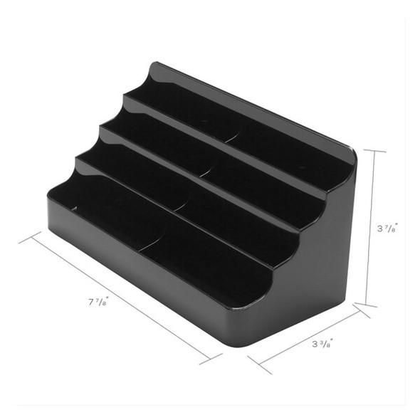 Deflecto Business Card Holder, 8-Tier, Recycled 90804 Deflecto Business Card Holder, 8-Tier, Recycled 90804