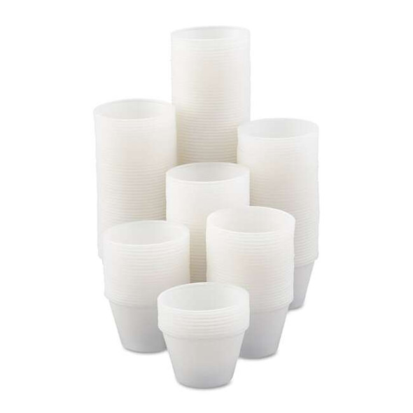 Dart Polystyrene Portion Cups, 4oz, Translucent, PK2500 P400N