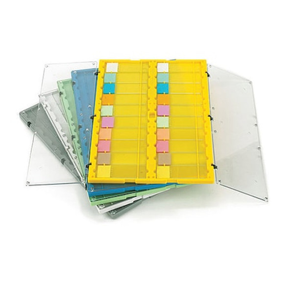 Globe Scientific Slide Holder,292 x 197 mm,Yellow 513029Y-1