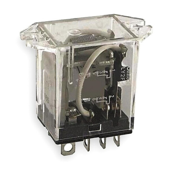 Omron Relay, 8Pin, DPDT, 10A, 12VDC LY2F-DC12