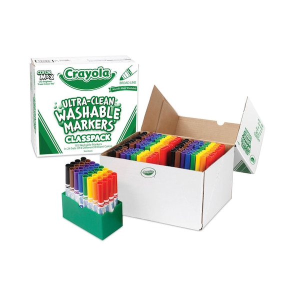 Crayola Art Marker Set,Assorted,Capped,PK192 588208