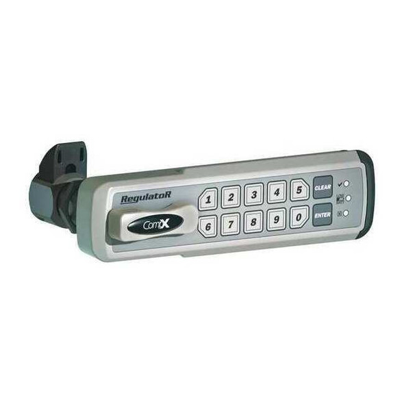 Compx Regulator Elect Keyless Lock,Keypad,1 1/2 in H REG-S-R-3