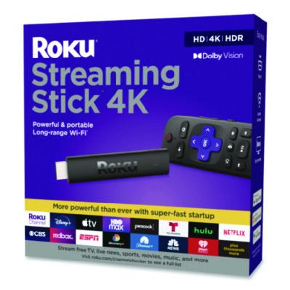 Roku Streaming Stick, Black 3820R2