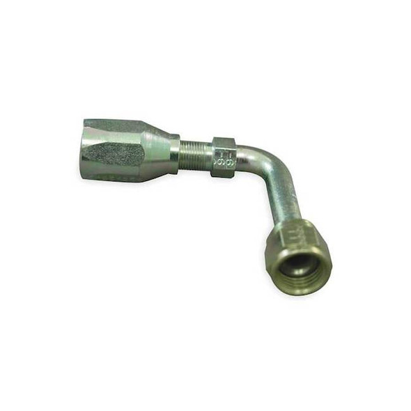 Eaton Aeroquip Fitting,Elbow,3/16 In Hose,7/16-20 JIC 190295-4S