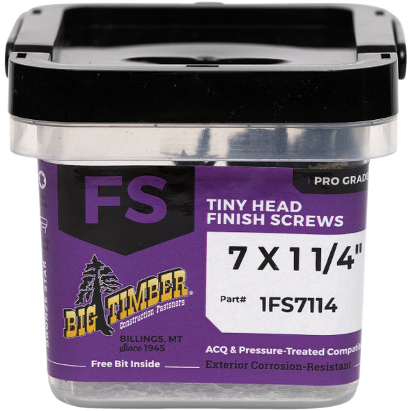 Big Timber #7 x 1-1/4 In. Star Drive Bronze Finish Screw (1 Lb.) 1FS7114