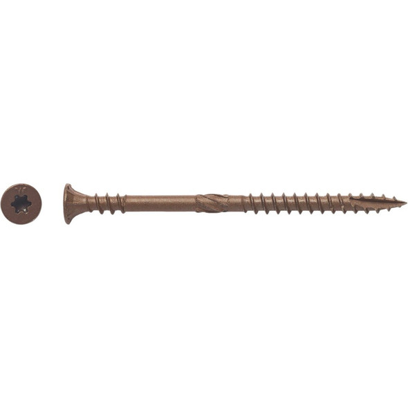 Big Timber #10 x 3-1-8 In. Star Drive Flat Head Soft Wood Screws (350-Count) SWD10318-350 257487